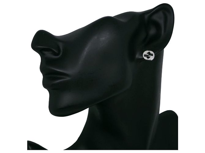 Orecchini Gucci Interlocking G Stud - vista 2