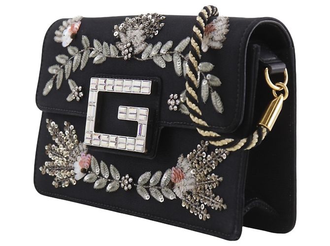 Borsa a Spalla Gucci Broadway Nero - vista 2