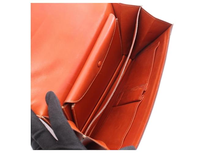 Borsa Hermès Piano Brick Marrone - vista 3