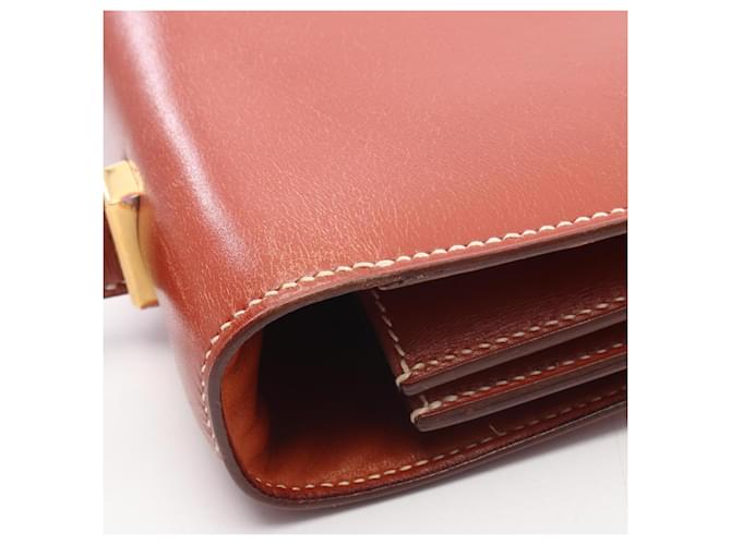 Borsa Hermès Piano Brick Marrone - vista 9