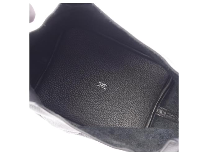 Hermès Borsa Hermes Picotin Lock MM Nero - vista 3