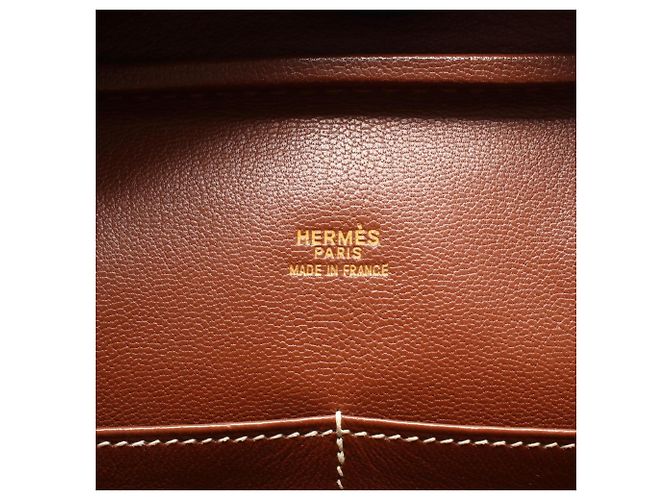 Hermès Hermes Plume 32 Handtasche Braun - Ansicht 4