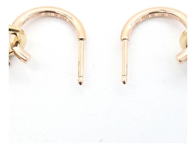 Pendientes Trinity de Cartier Plata Dorado - vista 3