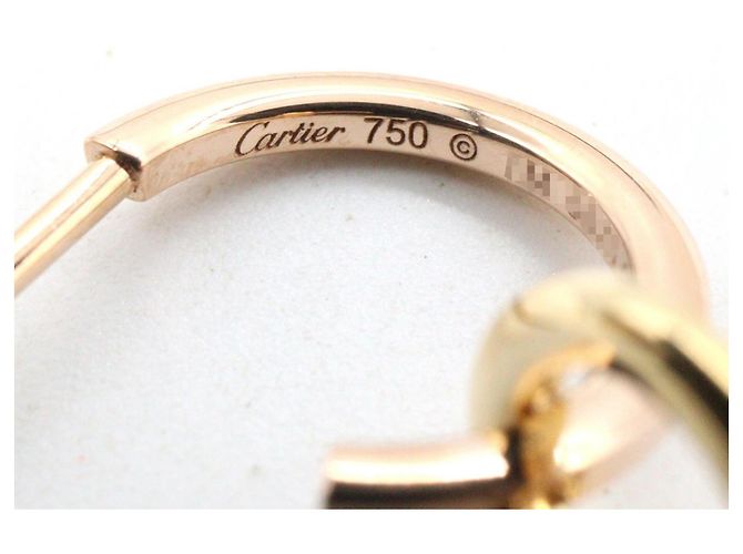 Pendientes Trinity de Cartier Plata Dorado - vista 5
