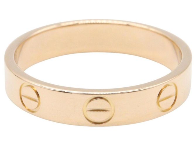 Anello Mini Love in oro rosa 18K Cartier D'oro - vista 2