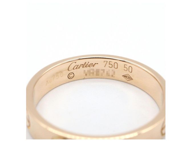 Anello Mini Love in oro rosa 18K Cartier D'oro - vista 3