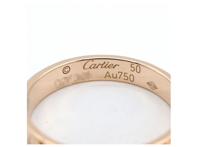 Anello Mini Love in oro rosa 18K Cartier D'oro - vista 3