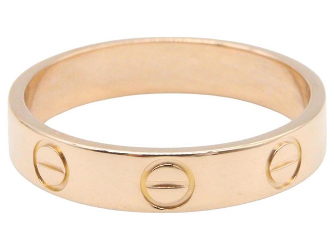 Anello Mini Love di Cartier in oro rosa 18K D'oro - vista 2
