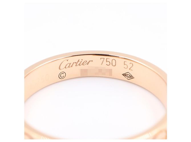 Anello Mini Love di Cartier in oro rosa 18K D'oro - vista 3