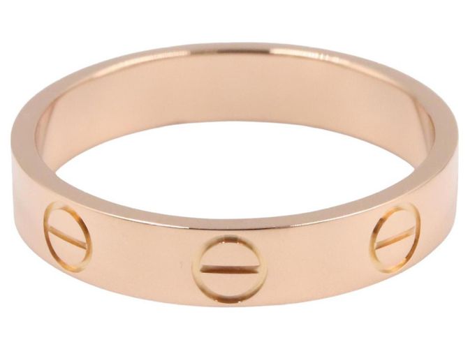 Anello Mini Love di Cartier in oro rosa 18K D'oro - vista 2