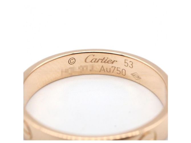 Anello Mini Love in oro rosa 18K Cartier D'oro - vista 3