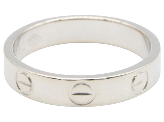 Cartier Mini Love Ring aus 18K Weißgold Silber - Ansicht 2