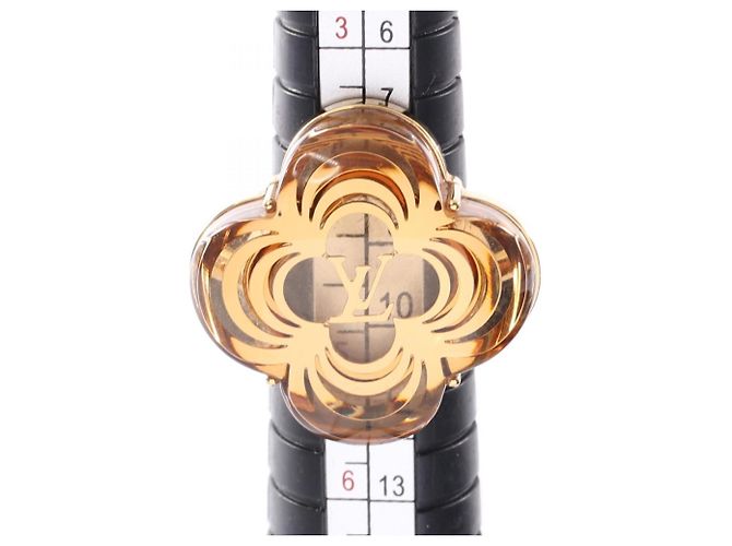 Louis Vuitton Ring Bague à la Folie Monogram Flower Ring Braun Golden - Ansicht 5