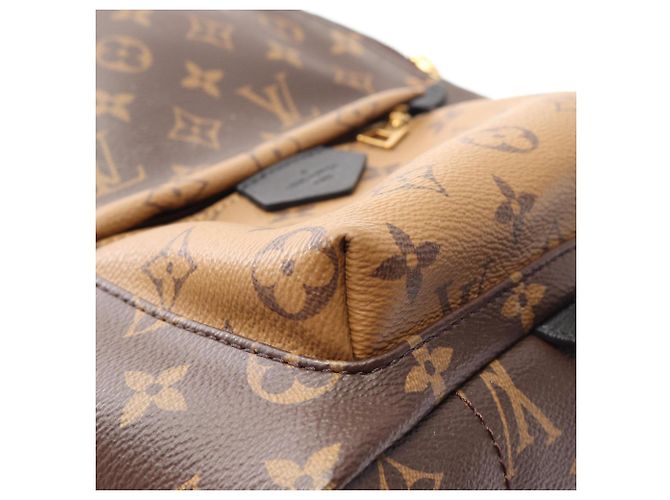 Zaino Louis Vuitton Palm Springs PM Marrone Beige - vista 9