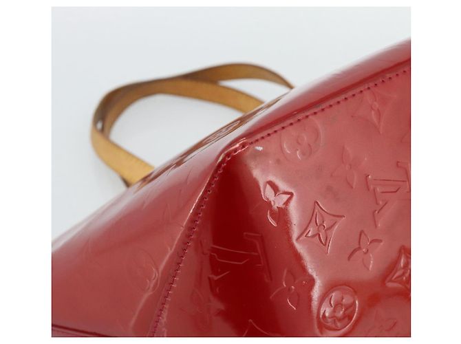 LOUIS VUITTON Borsa Monogram Vernis Bellevue PM Pomme D'amour M93583 Auth ka4891 Rosso - vista 14