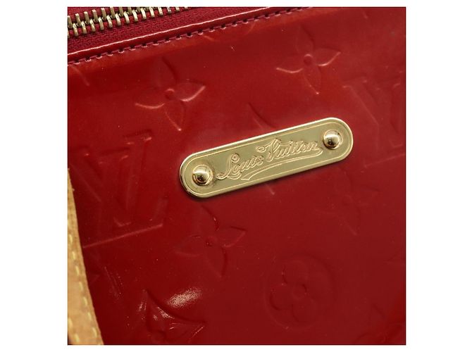 LOUIS VUITTON Borsa Monogram Vernis Bellevue PM Pomme D'amour M93583 Auth ka4891 Rosso - vista 17