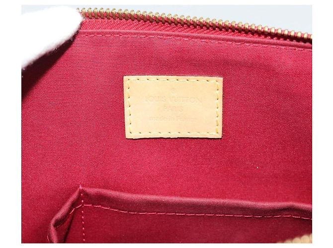 LOUIS VUITTON Borsa Monogram Vernis Bellevue PM Pomme D'amour M93583 Auth ka4891 Rosso - vista 18