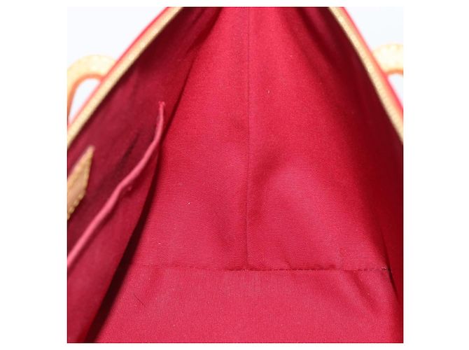 LOUIS VUITTON Borsa Monogram Vernis Bellevue PM Pomme D'amour M93583 Auth ka4891 Rosso - vista 19