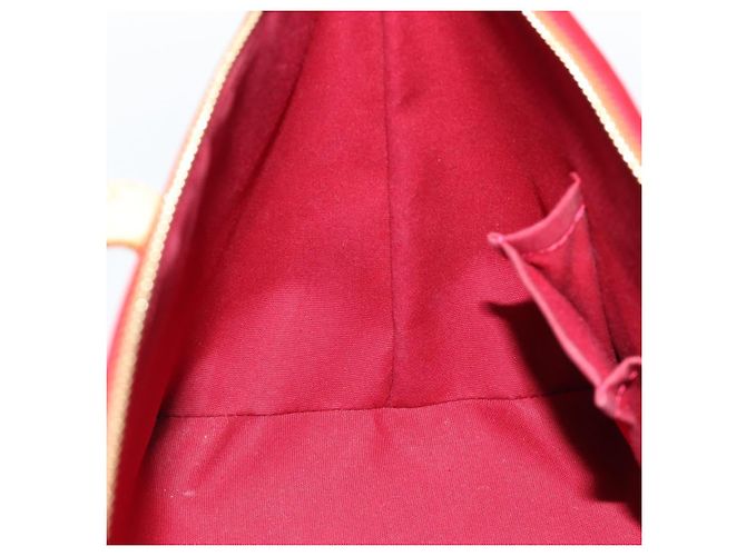 LOUIS VUITTON Borsa Monogram Vernis Bellevue PM Pomme D'amour M93583 Auth ka4891 Rosso - vista 20