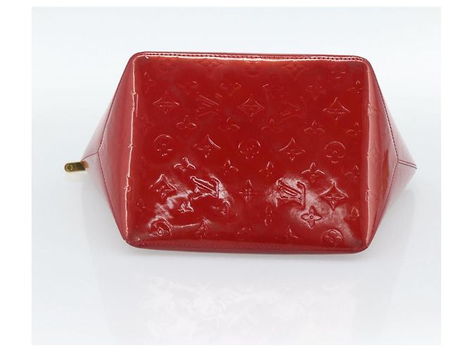 LOUIS VUITTON Borsa Monogram Vernis Bellevue PM Pomme D'amour M93583 Auth ka4891 Rosso - vista 5