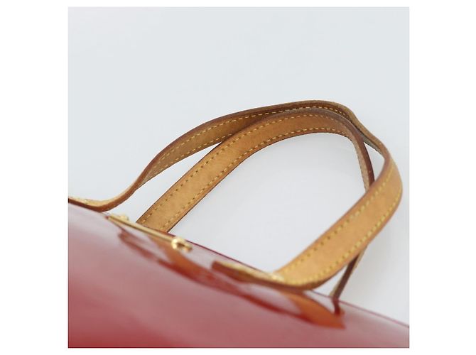 LOUIS VUITTON Borsa Monogram Vernis Bellevue PM Pomme D'amour M93583 Auth ka4891 Rosso - vista 8