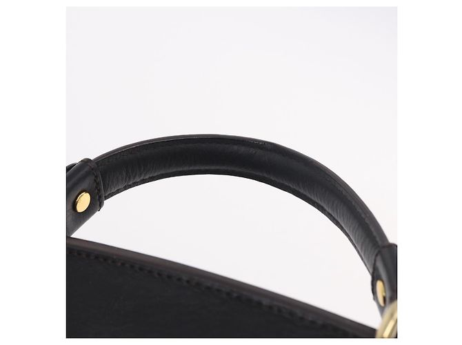 Borsa MCM in Pelle 2way Nera Oro Auth ka4862 Nero D'oro - vista 14