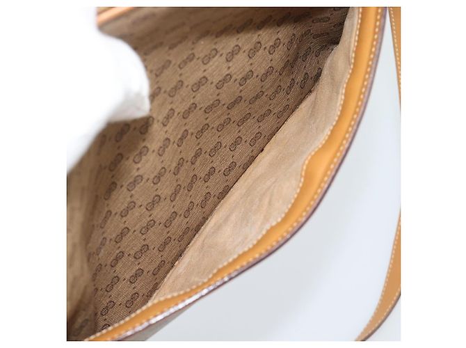 Borsa a Spalla GUCCI Micro GG Supreme PVC Beige Oro 001 14 0412 Auth 189340 D'oro - vista 23