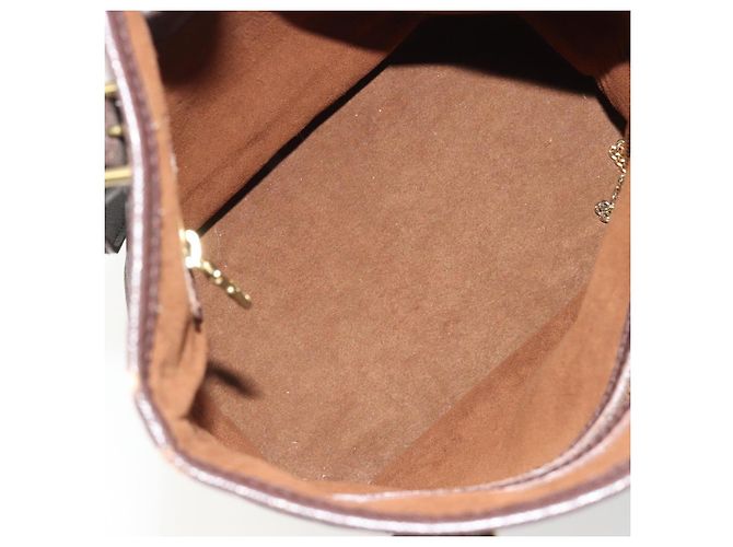 LOUIS VUITTON Borsa a tracolla Damier Ebene Marais N42240 LV Auth 188364 - vista 11