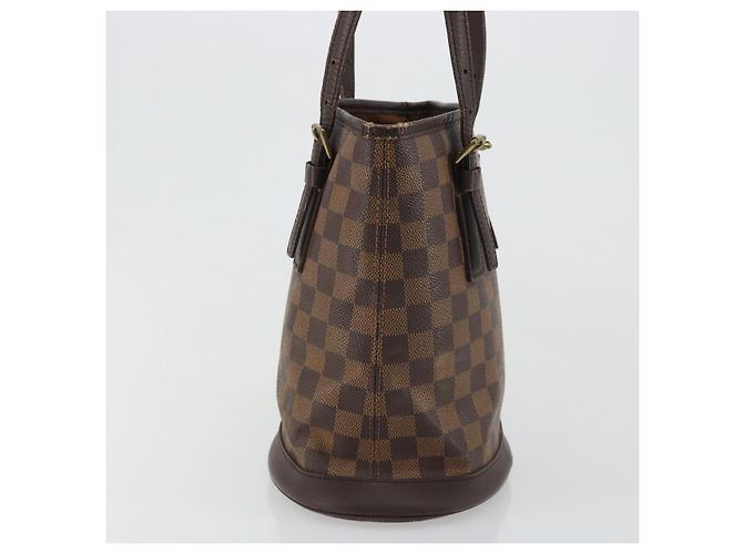 LOUIS VUITTON Borsa a tracolla Damier Ebene Marais N42240 LV Auth 188364 - vista 4