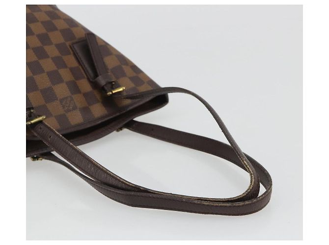 LOUIS VUITTON Borsa a tracolla Damier Ebene Marais N42240 LV Auth 188364 - vista 7