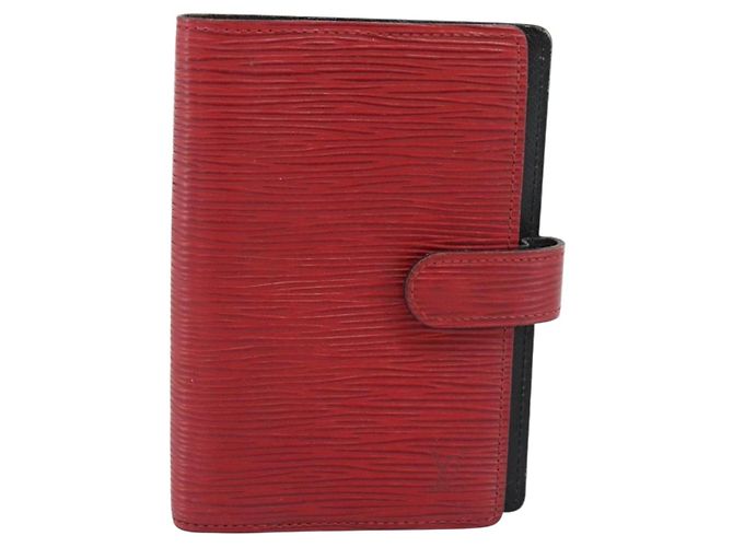 LOUIS VUITTON Epi Agenda PM Day Planner Cover Red R20057 LV Auth BA13493 - vista 13