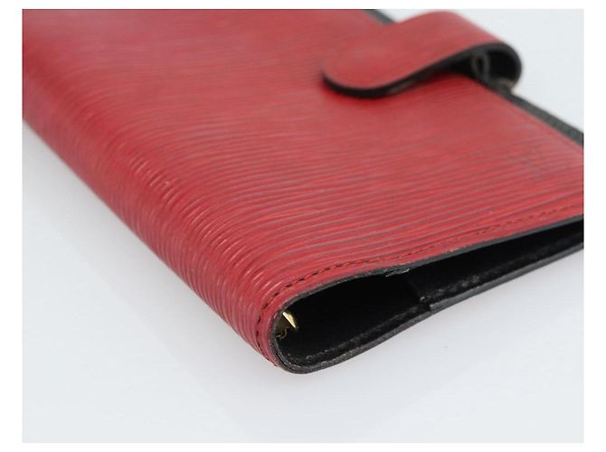 LOUIS VUITTON Epi Agenda PM Day Planner Cover Red R20057 LV Auth BA13493 - vista 14