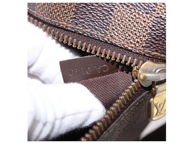 LOUIS VUITTON Borsa a tracolla Damier Ebene Brooklyn MM N51211 LV Auth 184412 - vista 12