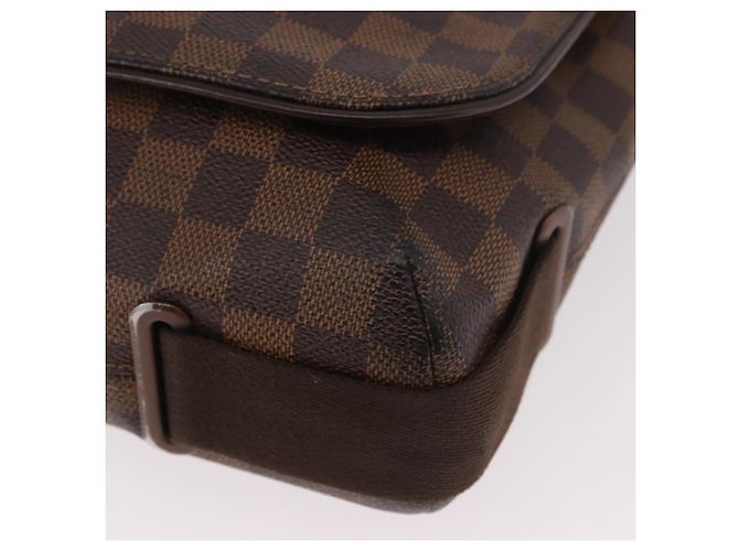 LOUIS VUITTON Borsa a tracolla Damier Ebene Brooklyn MM N51211 LV Auth 184412 - vista 15