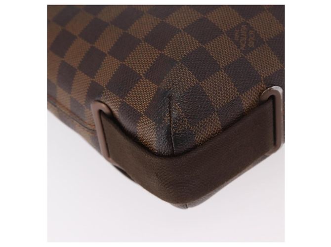 LOUIS VUITTON Borsa a tracolla Damier Ebene Brooklyn MM N51211 LV Auth 184412 - vista 16