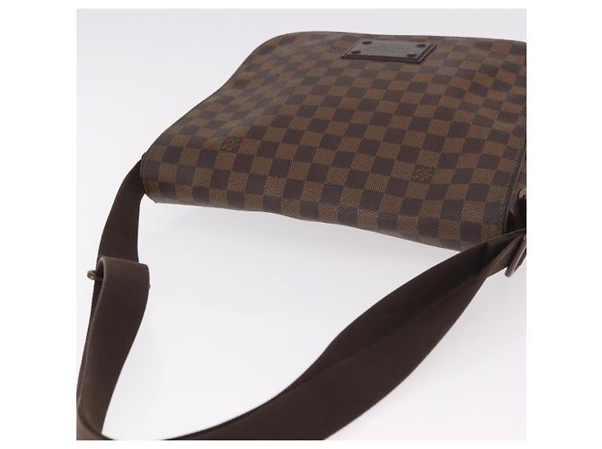 LOUIS VUITTON Borsa a tracolla Damier Ebene Brooklyn MM N51211 LV Auth 184412 - vista 6