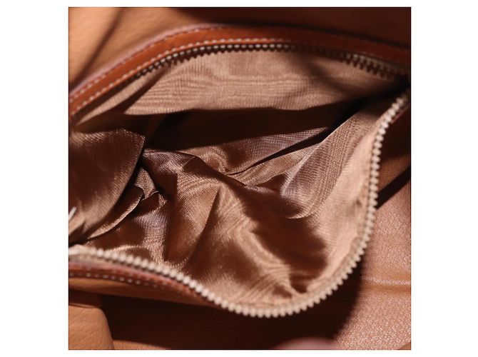 Céline Borsa a Spalla CELINE in Tela Macadam PVC Beige Oro Auth 188399 D'oro - vista 22