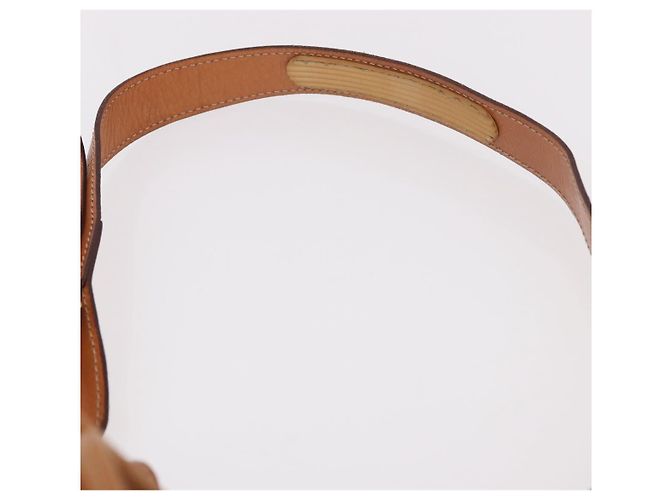 Céline Borsa a Spalla CELINE in Tela Macadam PVC Beige Oro Auth 188399 D'oro - vista 8
