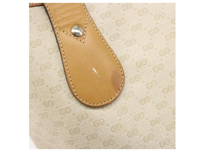 Borsa Tote GUCCI GG Supreme Web Sherry Line PVC Bianco Rosso 002 904 0223 Auth 187740 - vista 10