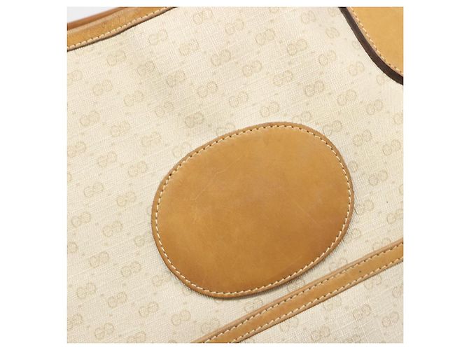 Borsa Tote GUCCI GG Supreme Web Sherry Line PVC Bianco Rosso 002 904 0223 Auth 187740 - vista 18