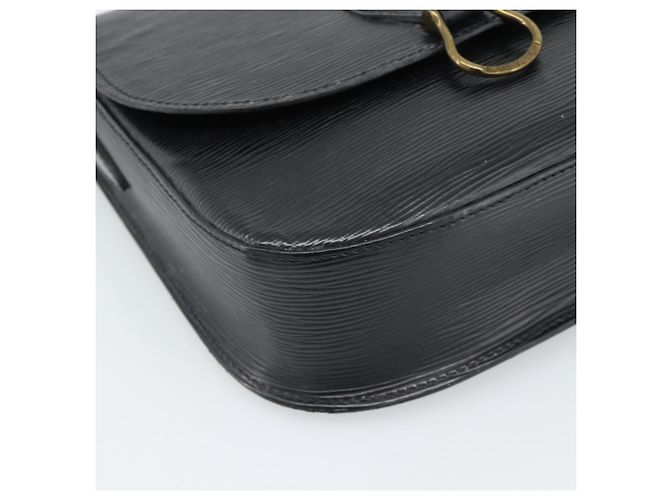 Borsa a Spalla LOUIS VUITTON Epi Saint Cloud GM Black Noir M52192 LV Auth 188832 Nero - vista 15
