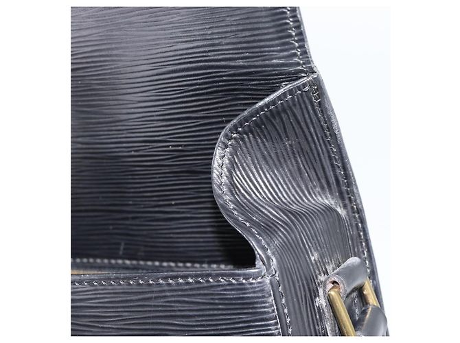 Borsa a Spalla LOUIS VUITTON Epi Saint Cloud GM Black Noir M52192 LV Auth 188832 Nero - vista 20