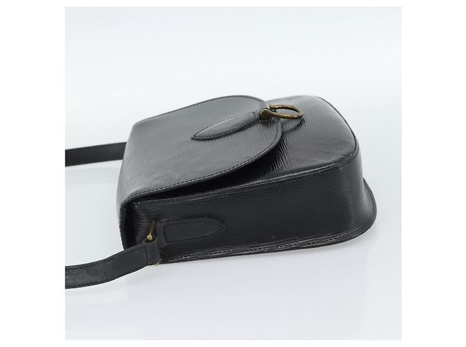 Borsa a Spalla LOUIS VUITTON Epi Saint Cloud GM Black Noir M52192 LV Auth 188832 Nero - vista 3
