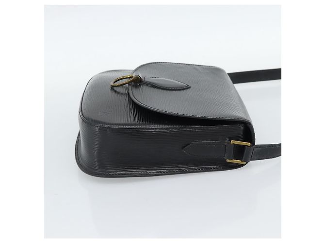 Borsa a Spalla LOUIS VUITTON Epi Saint Cloud GM Black Noir M52192 LV Auth 188832 Nero - vista 4