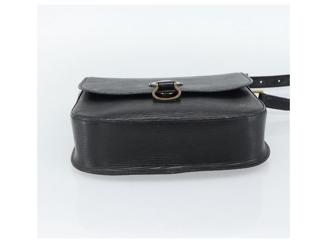 Borsa a Spalla LOUIS VUITTON Epi Saint Cloud GM Black Noir M52192 LV Auth 188832 Nero - vista 5