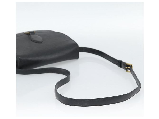 Borsa a Spalla LOUIS VUITTON Epi Saint Cloud GM Black Noir M52192 LV Auth 188832 Nero - vista 7