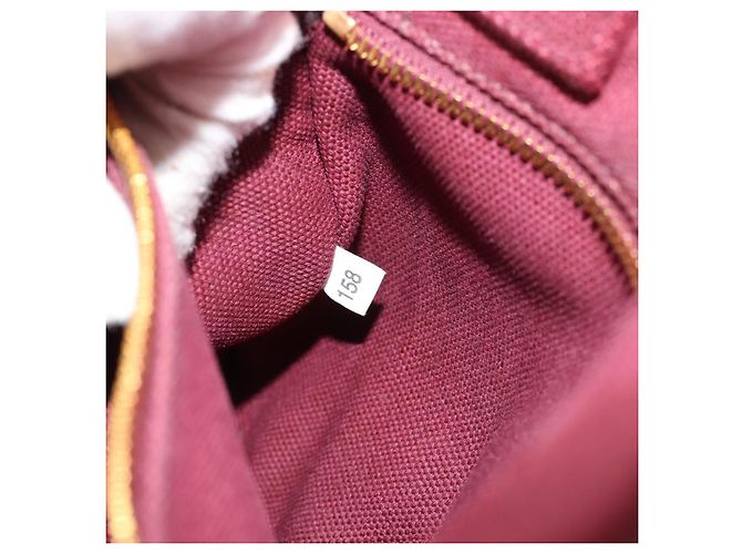 Borsa a mano PRADA Canapa PM in tela Bordeaux Auth 188079 Bordò - vista 12