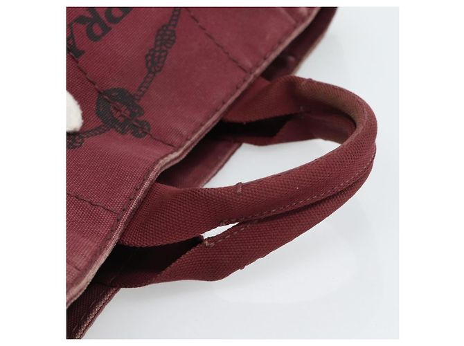 Borsa a mano PRADA Canapa PM in tela Bordeaux Auth 188079 Bordò - vista 7