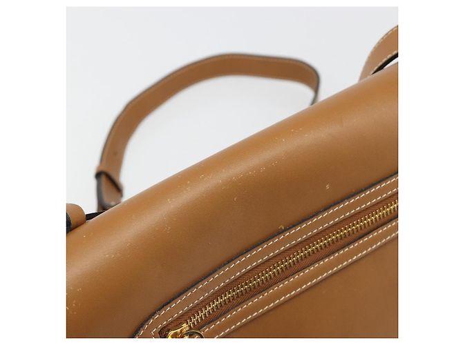 Borsa a tracolla Christian Dior in pelle marrone oro Auth hk3803 D'oro - vista 8