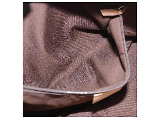 Borsa GUCCI GG Canvas Abbey Beige Oro 189831 Auth ka4927 D'oro - vista 23